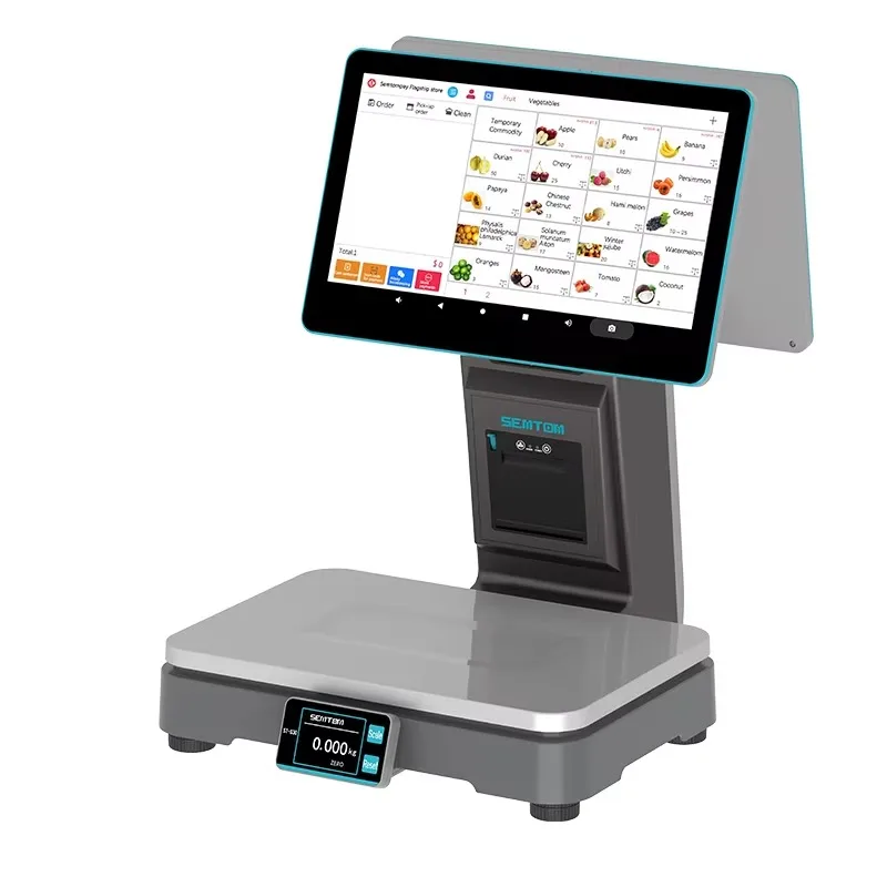 New Arrival 15.6 Inch AI Electronic Digital Touch Screen Supermarket Retail Touch Display Pos Weighing Scale for Retail