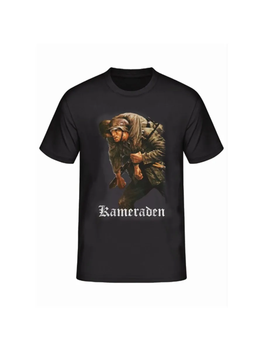 Kameraden T-Shirt Cotton O-Neck Short Sleeve Men\'s T-Shirt New Size S-3XL