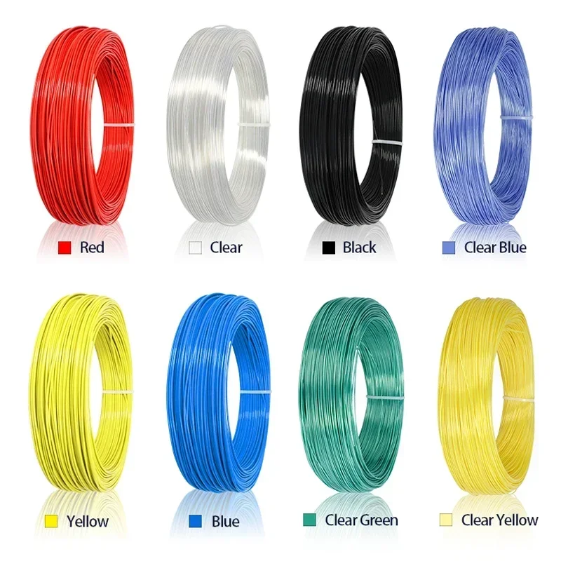 1 ~ 50 متر PTFE سلك واحد الأساسية FEP العزل الفضة مطلي كابل نحاسي عالية النقاء OFC لتقوم بها بنفسك HiFi مكبر صوت سماعة خط #4