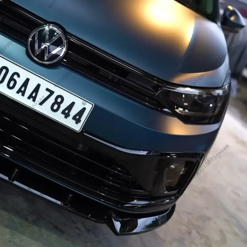 

For Volkswagen Virtus GT 2023-2026 Car Front Bumper Lip Spoiler Splitter Front Lip Chin Spoiler Diffuser Canard Bodykit Tuning
