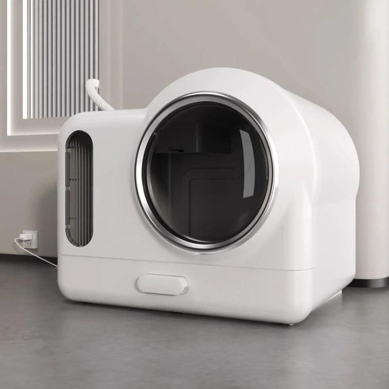 

Deodorant cat litter basin oversized fully enclosed extra large odorant-proof exhaust cat litter basin cat toilet