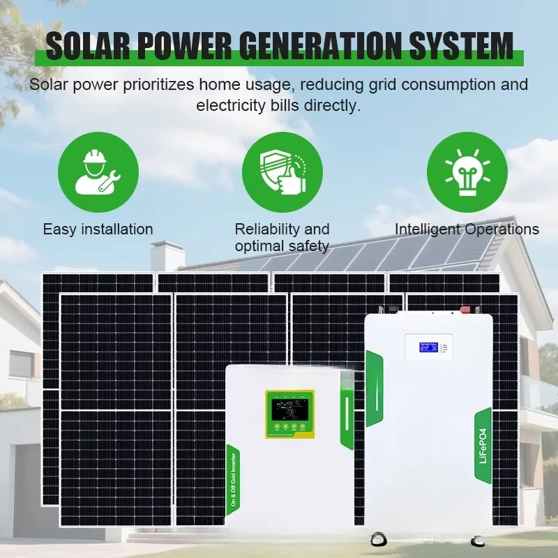 Factory Wholesale 13kw Hybrid Solar Power System for off Grid Solar Energy System Solar Panel Kit Set