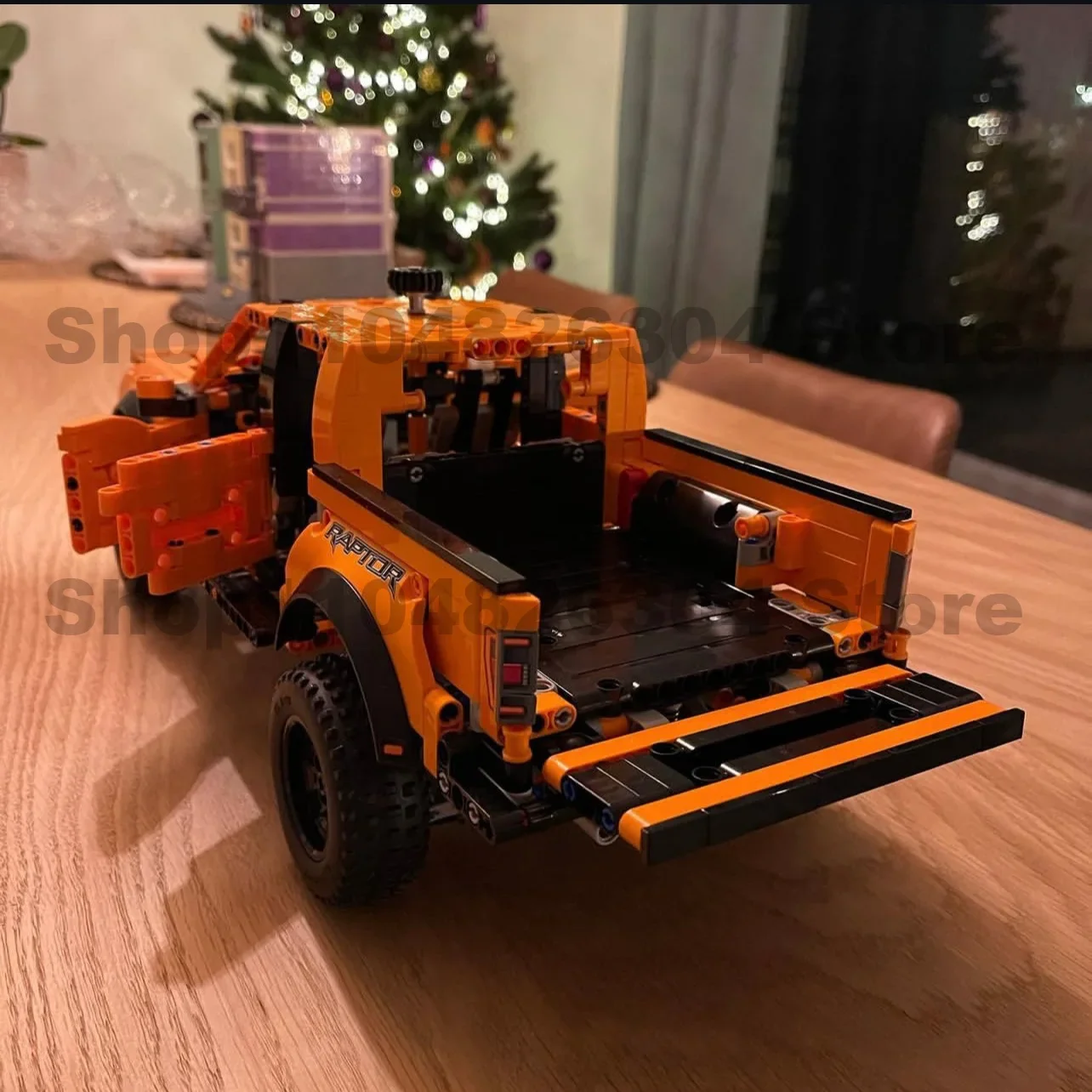 2025 New1379PCS Tech: 10 F-150 شاحنة سيارة كتل التقاط الطوب على الطرق الوعرة MOC 42126 تجميع لعبة للأطفال الصبي هدايا عيد اللعب #4