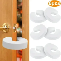 6Pcs Door Finger Pinch Guards Baby Proof Doors Slam Stopper Extra Soft Foam Protectors Child Safety Baby Safety Finger Protect
