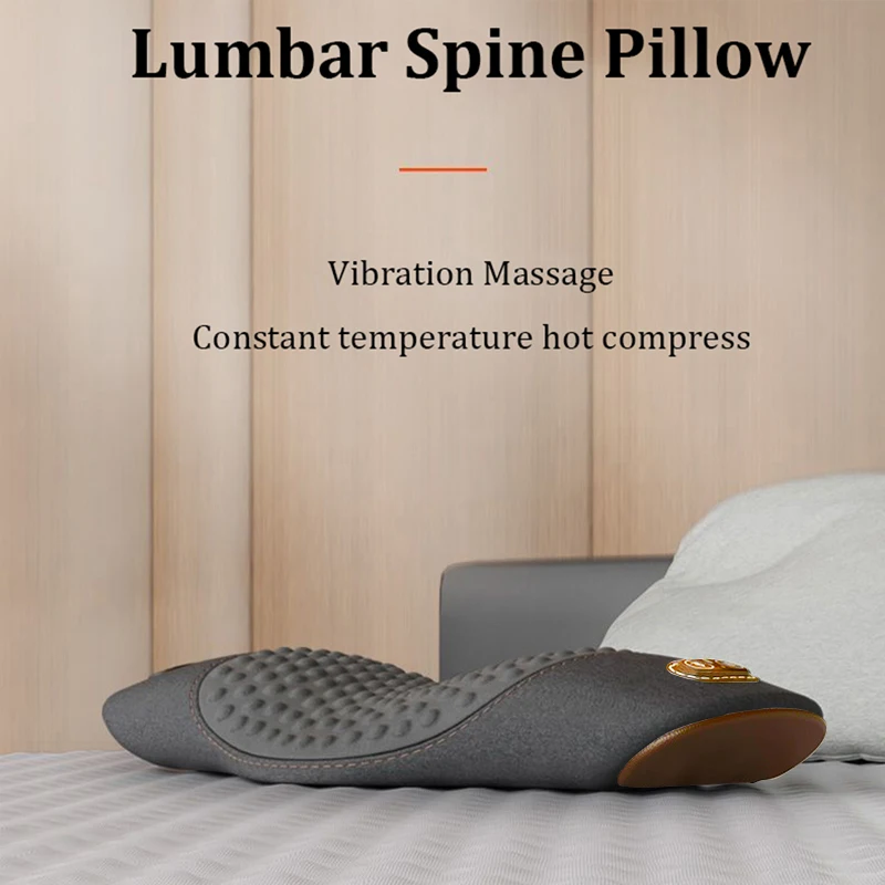 Waist Pillow Bed Sleeping Waist Protection Pad Electric Massage Lying Flat Waist Pain Waist Support Heating Vibrating Sleep Pad