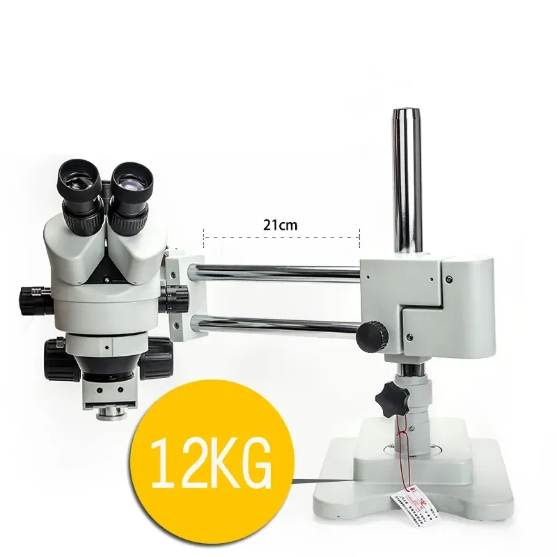 Upgrade XTL165 Three Eyes Universal Support Stereo Microscope Double Rod Surgery Practice Mobile Phone Maintenance