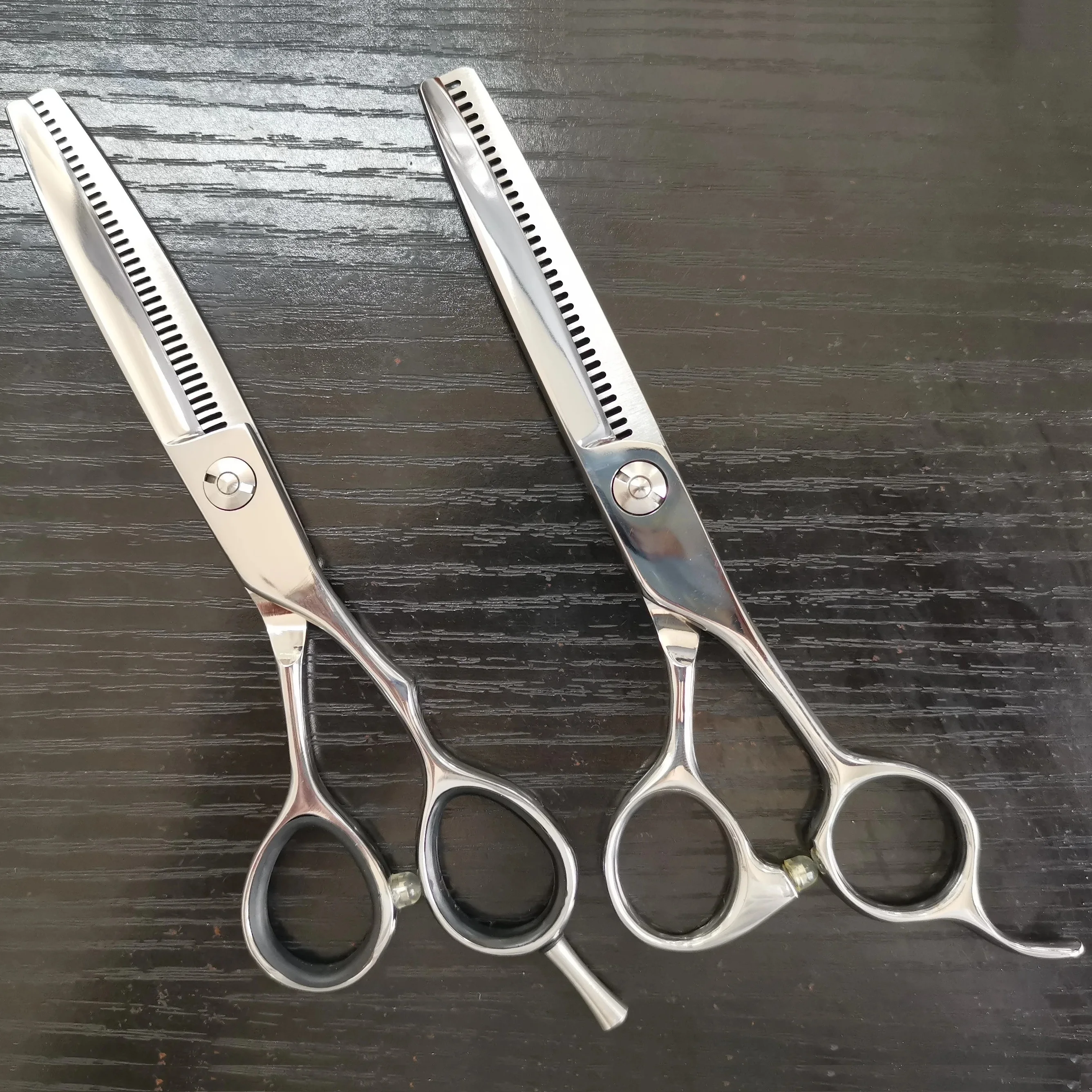 Hair scissors Barber Thinning Shears 5.5 Inch 6 Inch 9cr13 Reverse Thinning scissors Lyrebird HIGH CLASS 10PCS/LOT NEW