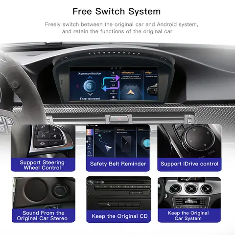 10 best sales bmw e90 screen upgrade - №4