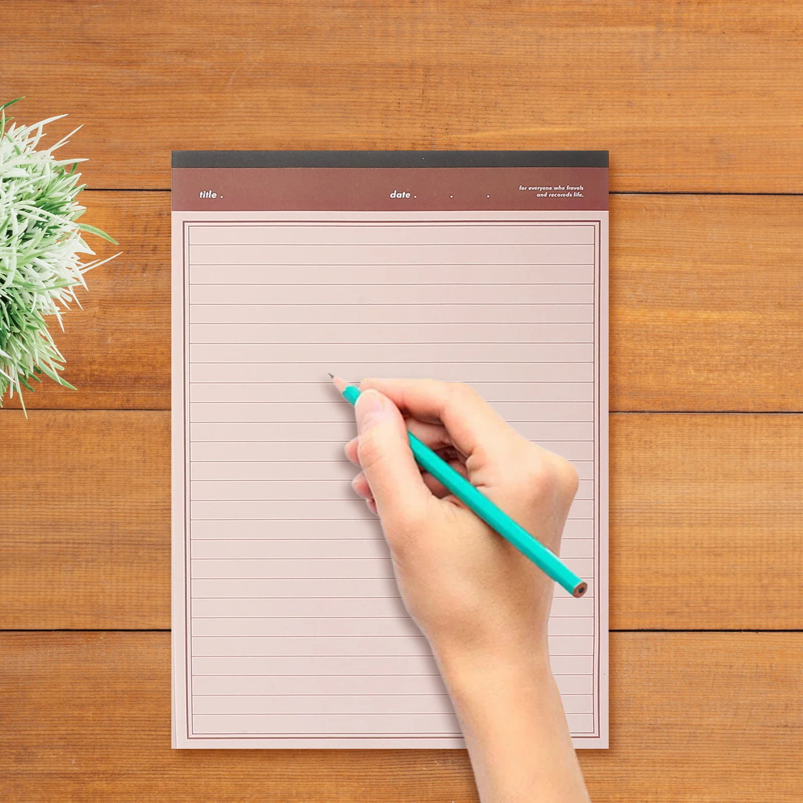 Blocs de notas de estudio compactos de 3 piezas: blocs de escritura con forro vibratorio, cuadernos ligados legales portátiles de papel liso para la escuela