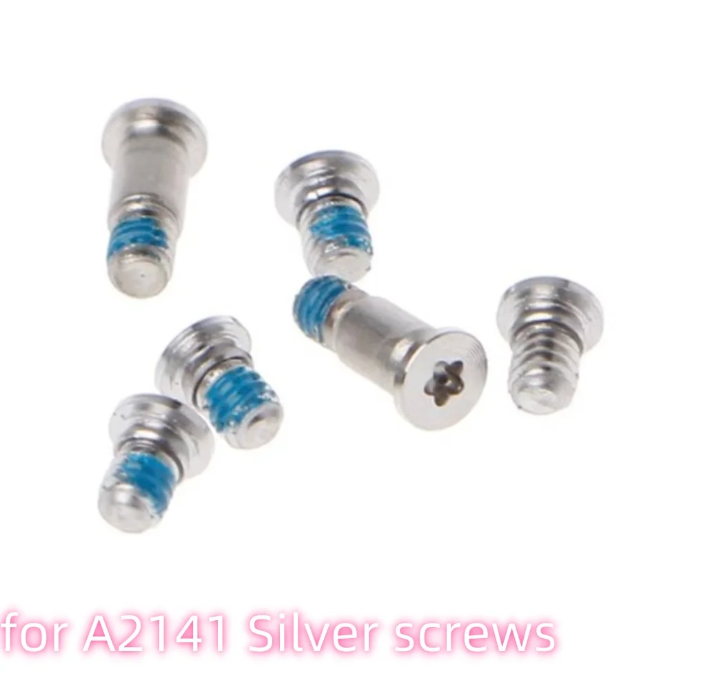 NOWE Śruby dolnej obudowy do Macbooka Retian 16 "A2141 EMC 3347 2019 Śruby szare i srebrne