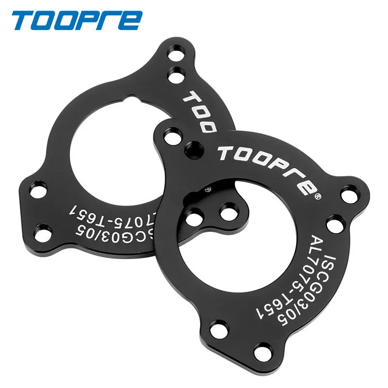 TOOPRE Mountain Bike Chain Guide Adapter Single Disc Stable Chain Adapter BB Middle Lock To ISCG03/05