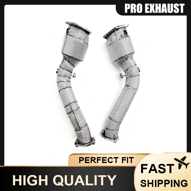 

PRO Factory Wholesale Free Flow Downpipe for Porsche Cayenne 958 958.1 958.2 Turbo 4.8T 2011-2017 Exhaust