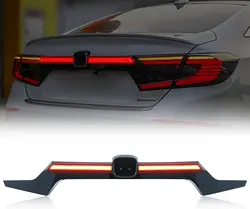 LED TailGate For Honda Accord 2018 2019 2020 2021 2022 10th Gen Animation DRL Sequential Indicator Rear Lamp Assembly