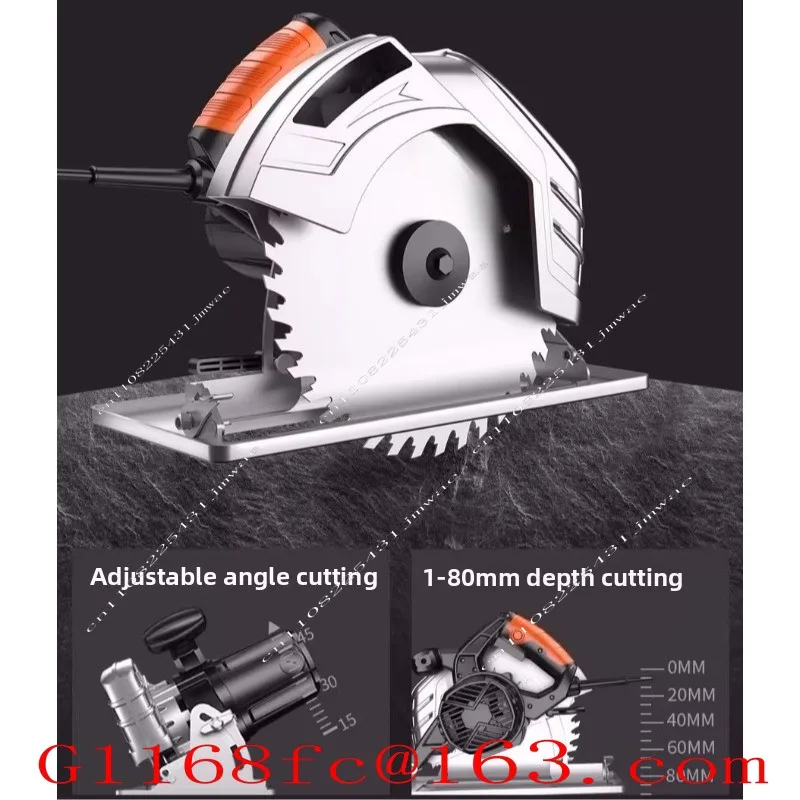Electric Circular Saw 7-inch, 9-inch, and 10 Inch Household Woodworking Handheld Electric Saw Multifunctional Cutting Machine
