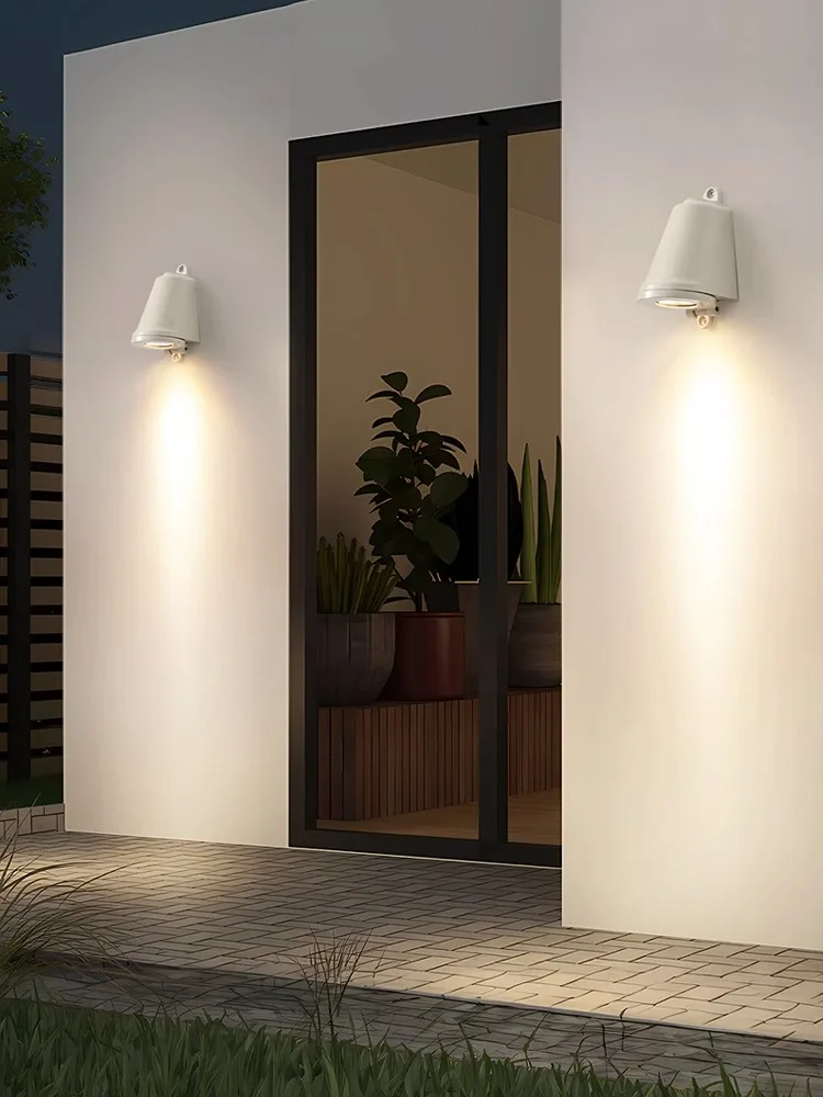 Led Outdoor Wall Lamp Waterproof Light Wall Washing Cream Style Minimalist Garden Lighting For Villa Courtyard Balcony Staircase