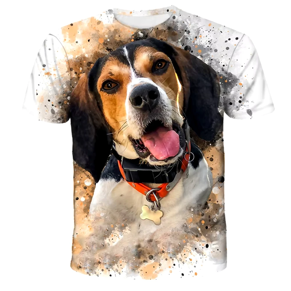 الرجال والنساء مضحك الحيوان تي شيرت ، السنجاب والكلب 3D الطباعة ، الهيب هوب قمم ، تيشيرتات للأطفال ، ملابس الصيف ، الموضة