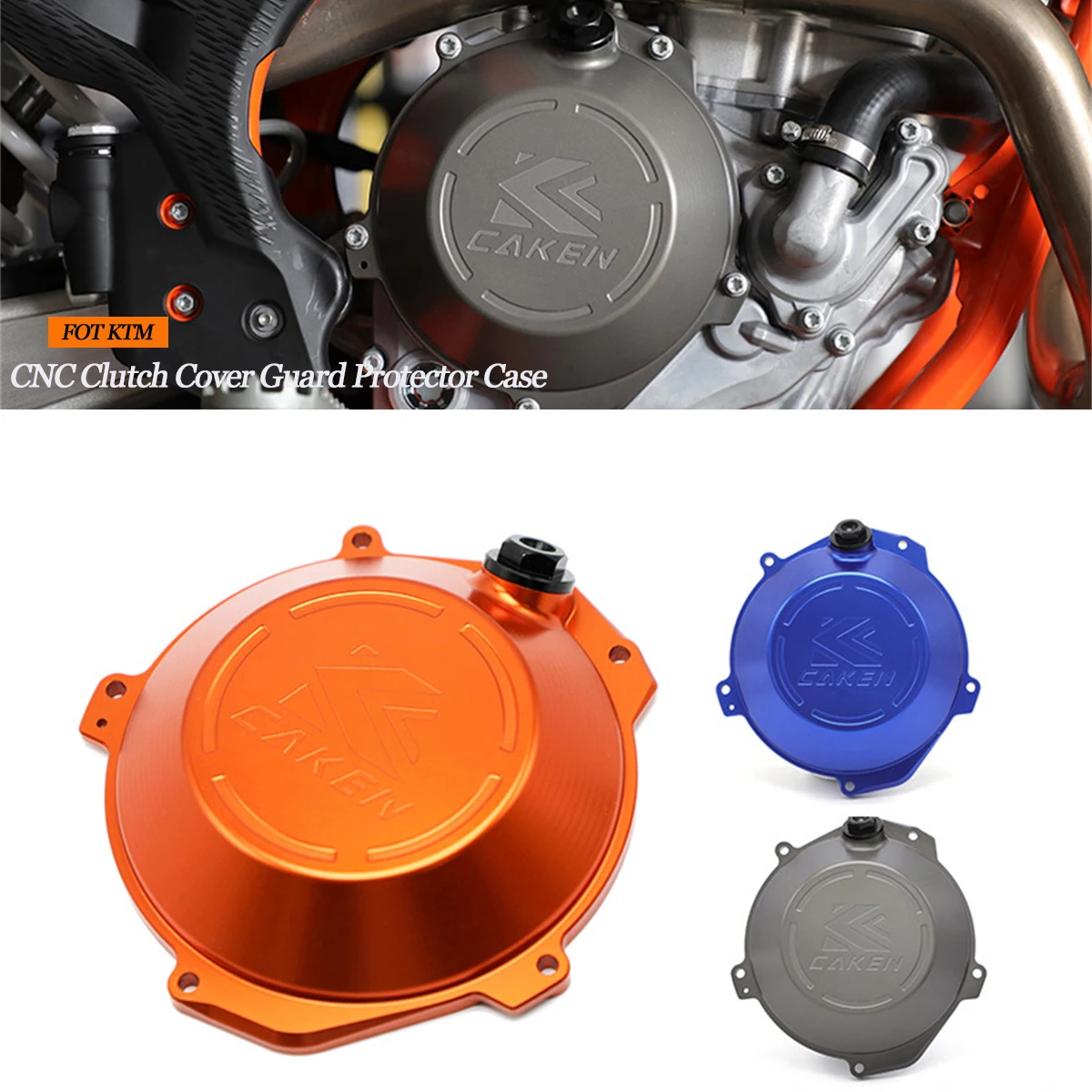 

CNC Clutch Cover Guard Protector Case For KTM SXF250 SXF350 XCF250 XCF350 EXC-F250 EXC-F350 2016 2017 2018 2019 2022 Dirt Bike