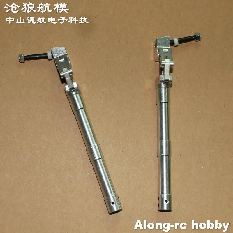 1 paire 80 90 à 180mm D4 D5 15 degrés amortissement principal train d'atterrissage à genoux adapté aux modèles J10 DIY 3-6kg pièces d'avion EDF RC