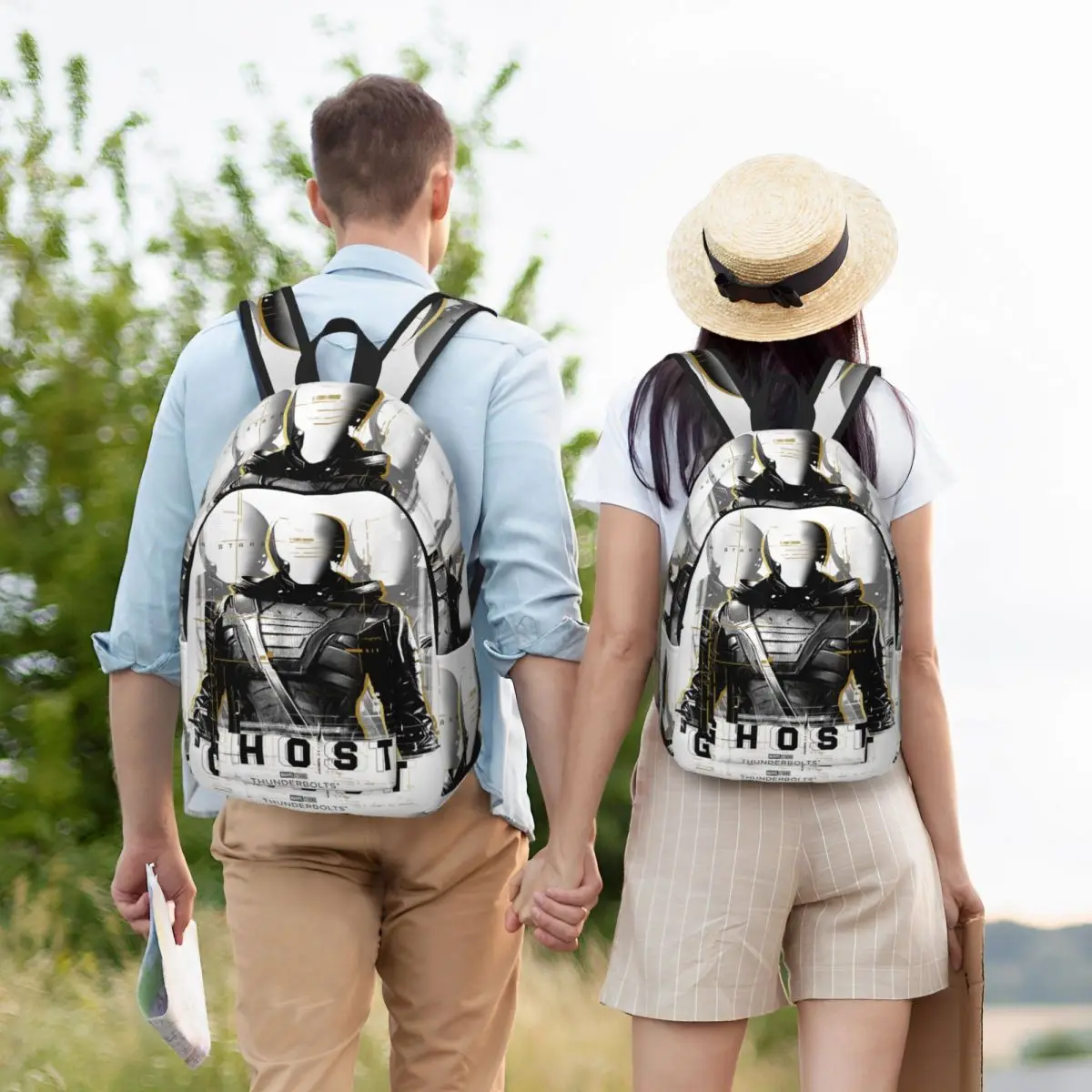 Zaino Thunderbolts Ava Starr Ghost Showcase per uomo donna moda scuola affari zainetto borsa a tracolla per computer portatile regalo