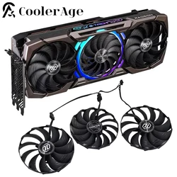 RX7900XT RX7900XTX Video Card Fan Cooler For  ASROCK RX 7900 XT 7900 XTX TaiChi 107MM 97MM CF1010H12S Graphics Card Cooling Fan