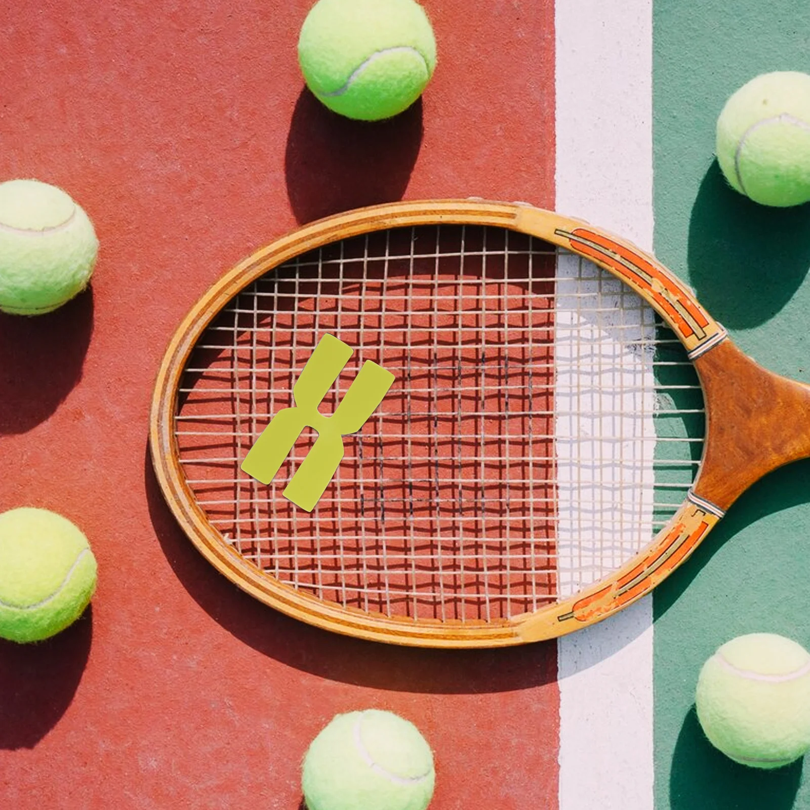 

Silicone Weighted Pad for Tennis Racket H Shaped Balance Enhancer Increased Hitting Power and Stability Racket Accessories