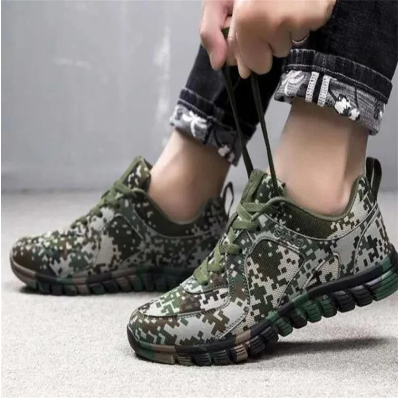 new Summer Trainers Sneakers Lace Up Camouflage Training ultrafine camouflage mesh breathable training shoes