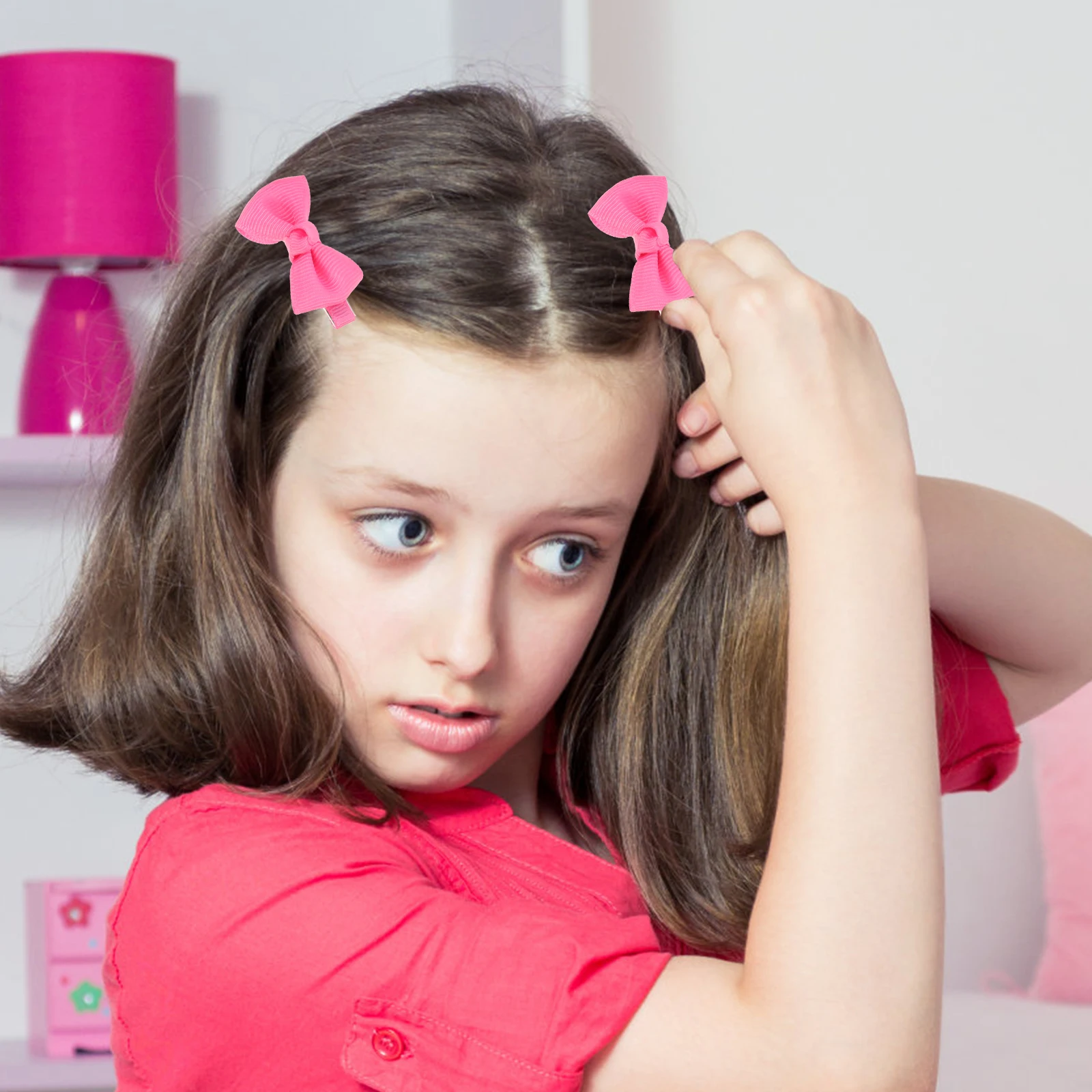 

20pcs Hair Clips Bow Hairpins for Toddlers Match Kids Clothing Photo Performance Cosplay Parties Gift Hair Accessories