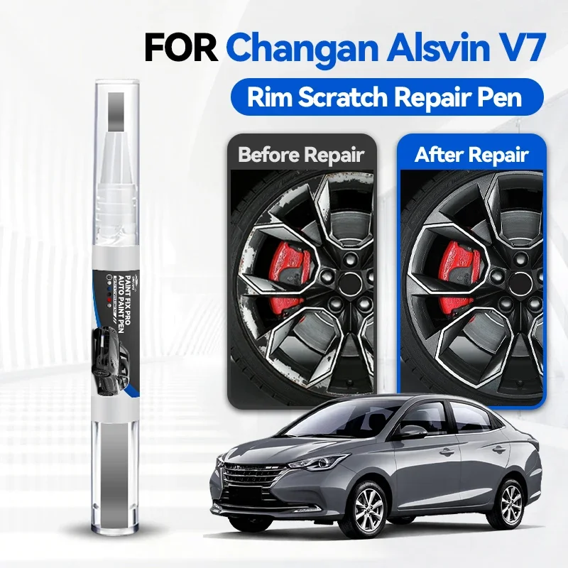 

Карандаш для ремонта автомобильной краски, средство для удаления царапин, аксессуары для авто DIY, серебристый, белый, синий, красный, для Changan Alsvin V7