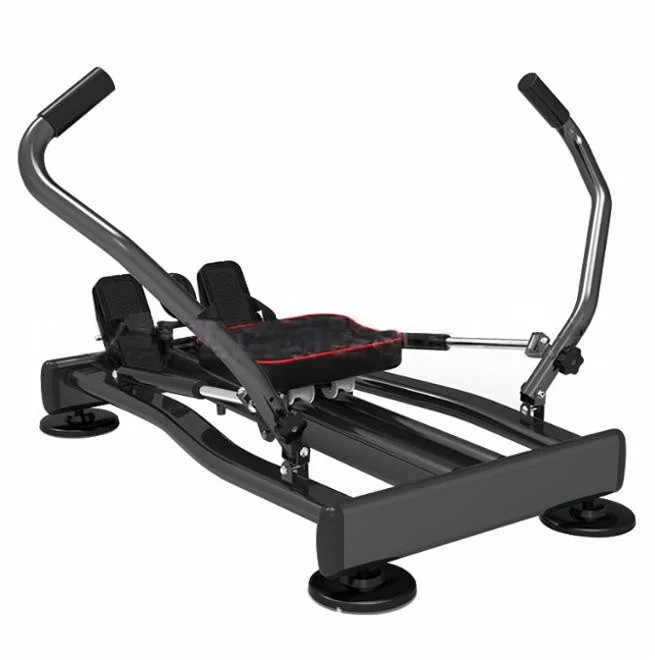 Máquina de remo sentado para fitness en casa, equipo esencial para deportes y ejercicio en interiores