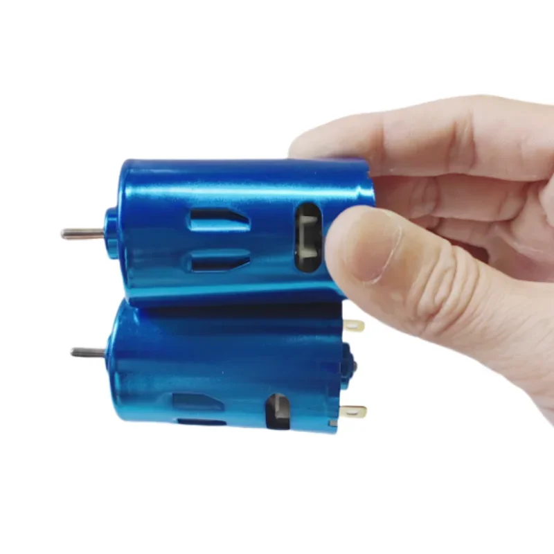 Blue strong magnetic RS550 DC Brush Motor 7.4-24V high speed toy car intelligent robot massager cleanser DIY hand tool motor