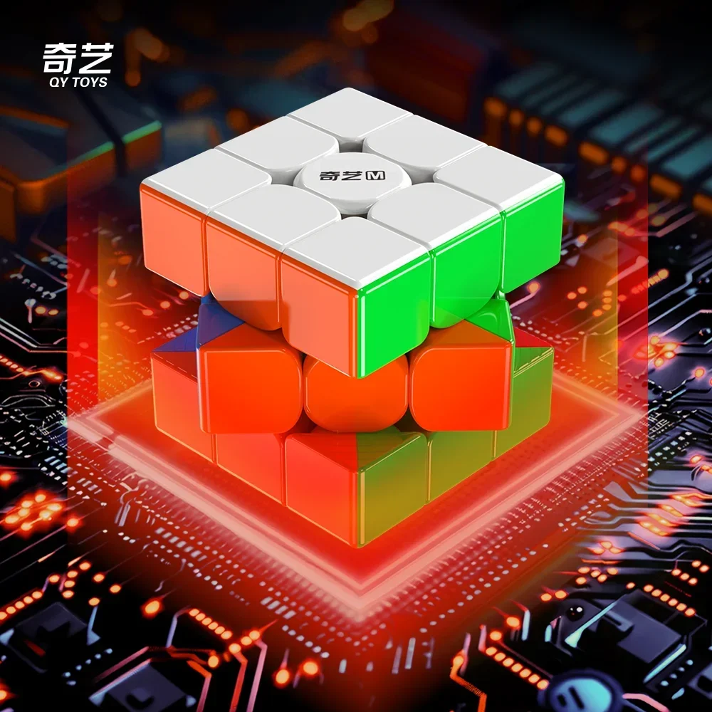 [ECube] QiYi Warrior M 2025 أحدث 3x3x3 بدون ملصقات سرعة المكعب السحري WarriorS Cubo Magico لعبة مكعبات ألغاز احترافية للأطفال