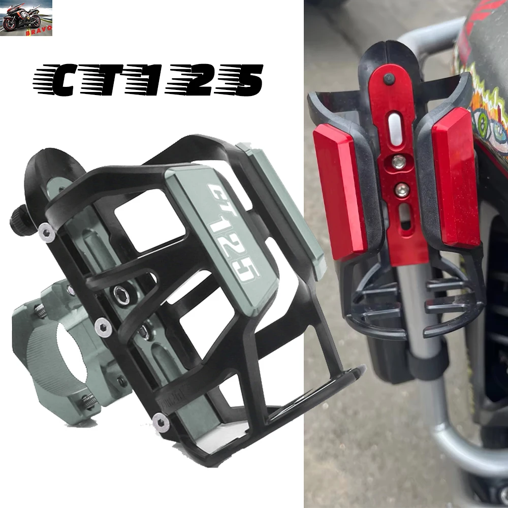 

Kettle Holder For HONDA CT125 CT 125 Hunter Cub CNC Motorcycle Accessories Beverage Water Bottle Drink Cup Holder Bracket Mount
