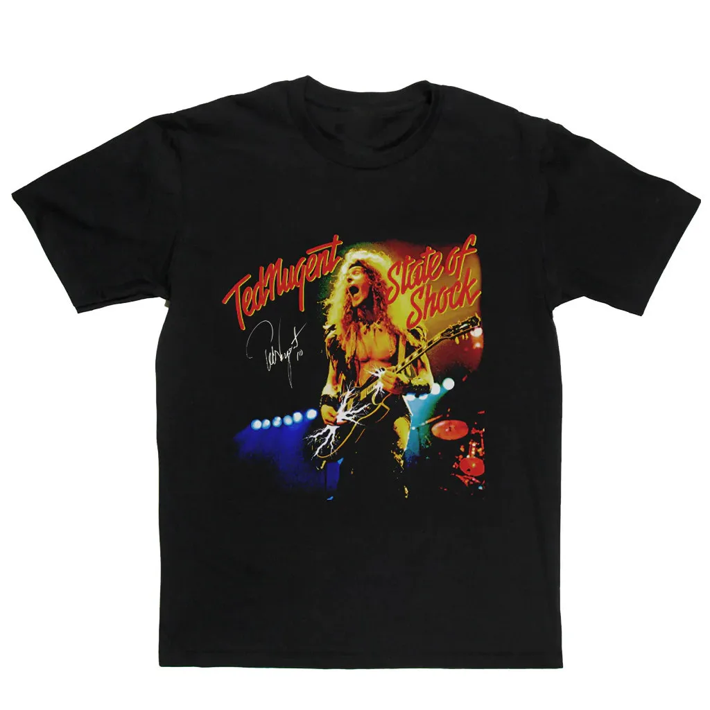 Ted Nugent State Of Shock Fullsize Unisex Short Sleeve Men Women T-Shirt