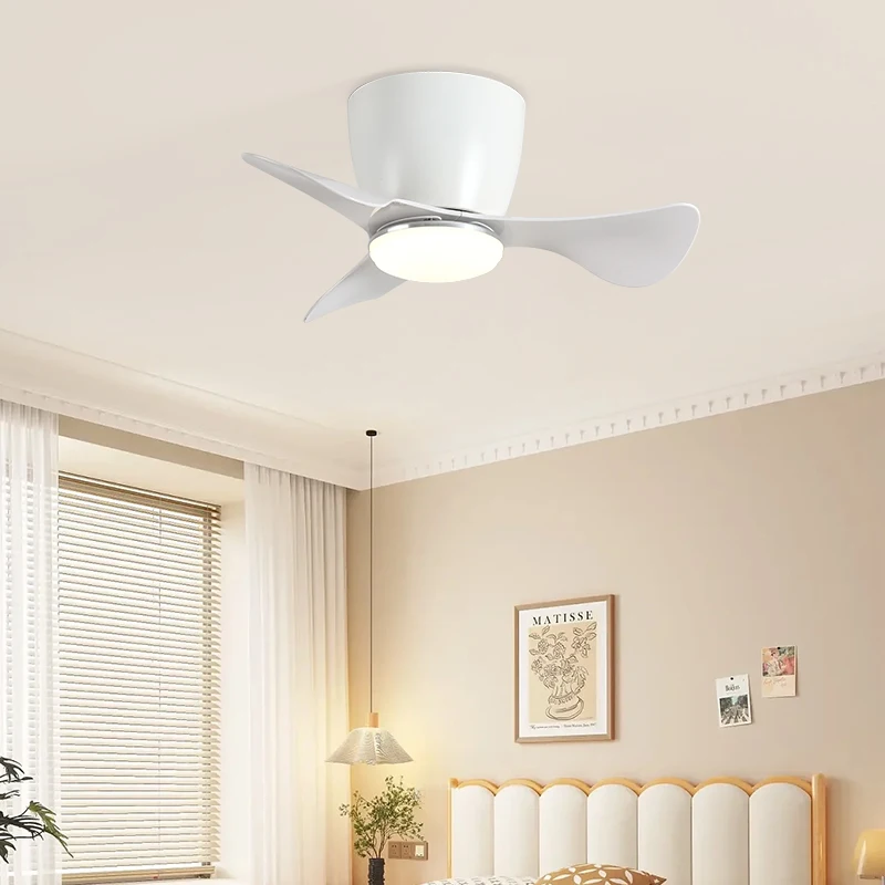 

KaiXiang® Mini Ceiling Fan Light Dining Room Bedroom Balcony Frequency Converter Remote Control Fan with Light