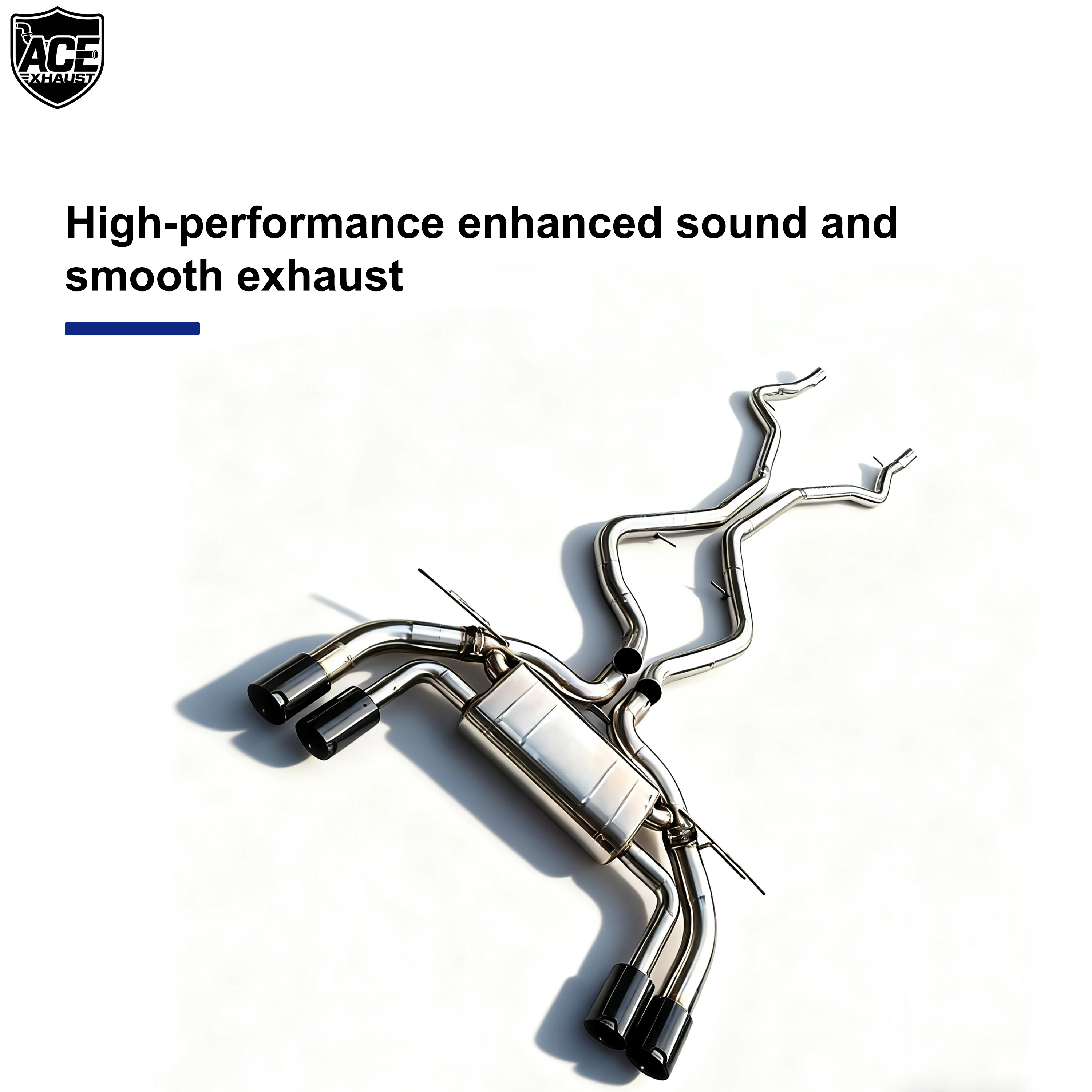 ACE Hochleistungs-Valvetronic-Auspuffanlage für BMW X5M F85 X6M F86 4.4T Plug-and-Play Klappenauspuff mit Schalldämpfer – Detail 5