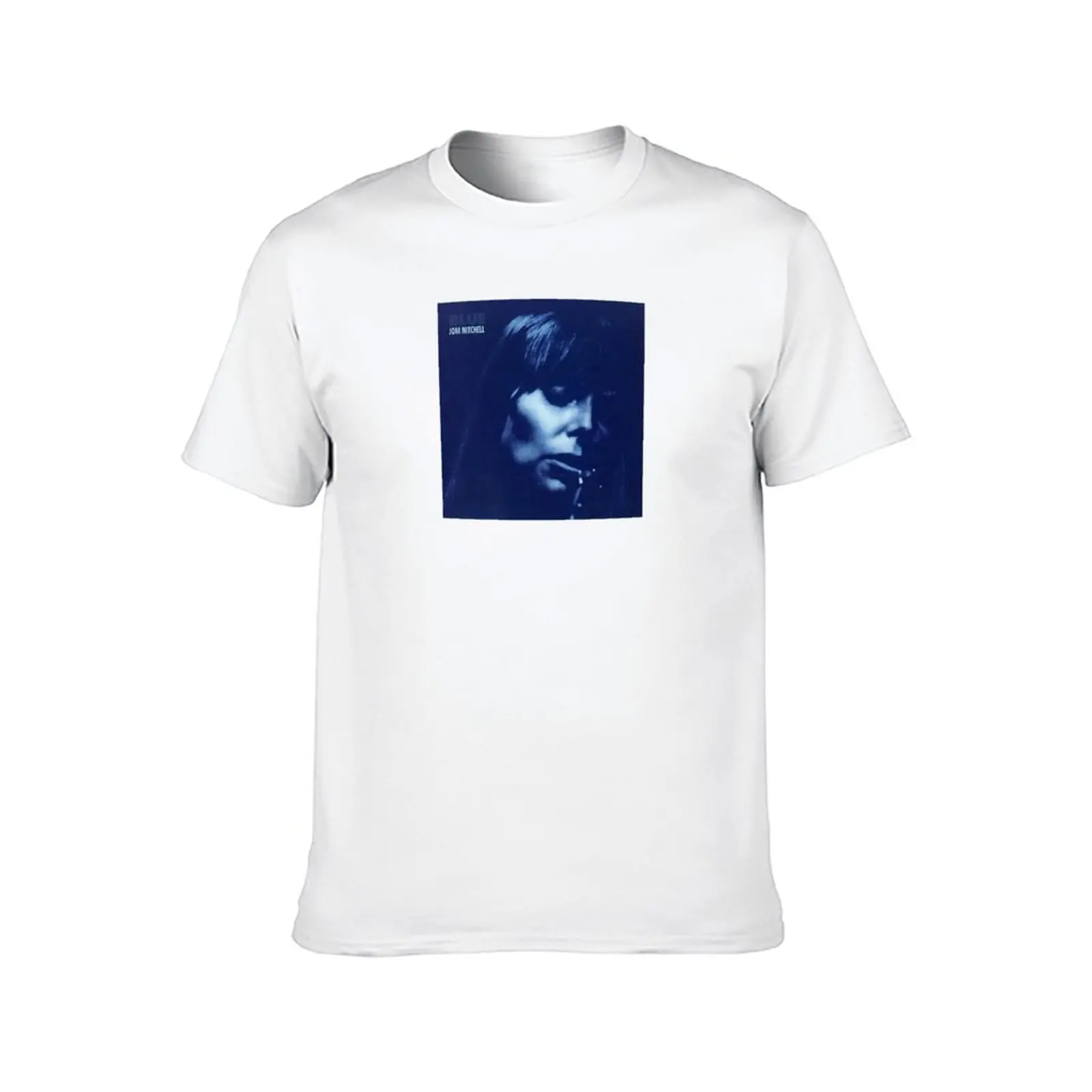 تي شيرت جوني ميتشل الأزرق تي شيرت أنيمي تي شيرت قطني كبير الحجم