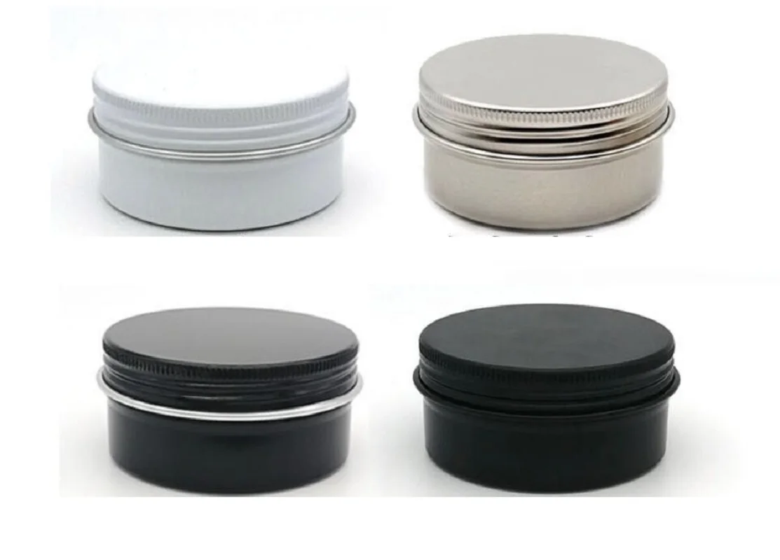 Pot en aluminium argenté 80G, bouteille en étain, masque, crème, gel pour le visage, hydratant, sérum, thé, gommage corporel, soins de la peau, emballage cosmétique