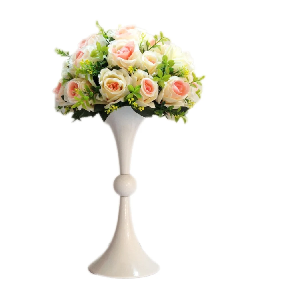 10 Pcs White Vases …