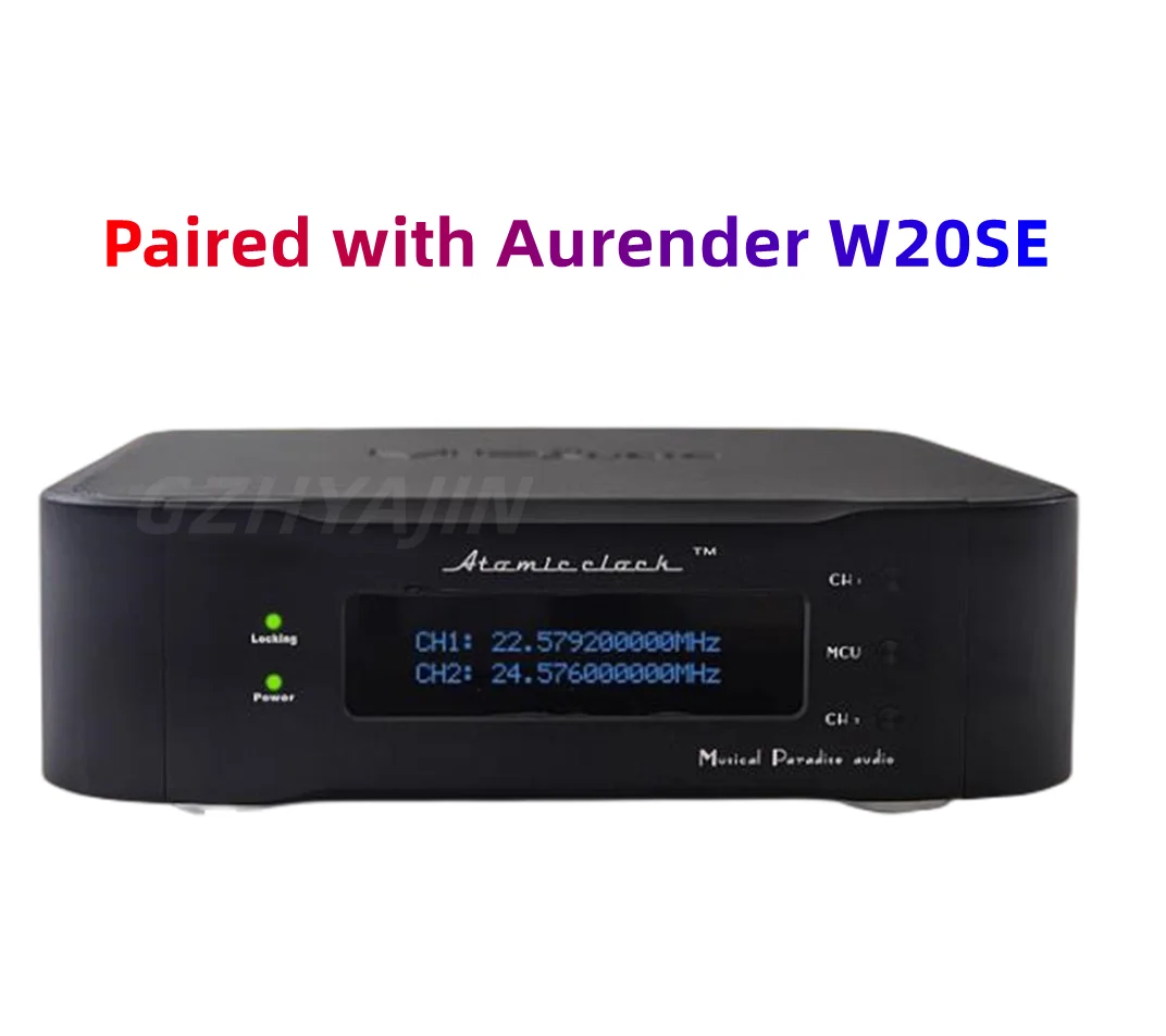 Aurender W20SE flagship music player with rubidium atomic clock 10M, 12.88M