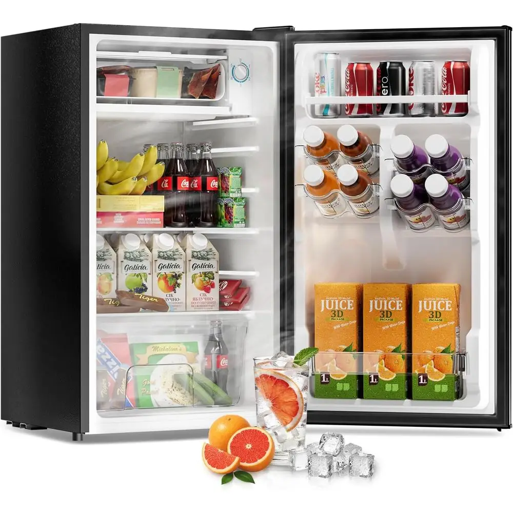 

3.2 Cu t Mini ridge with reezer - Energy Eicient, Large acity Single Door Upright reezer or Bedroom, Oice & Dorm | Small ridge,