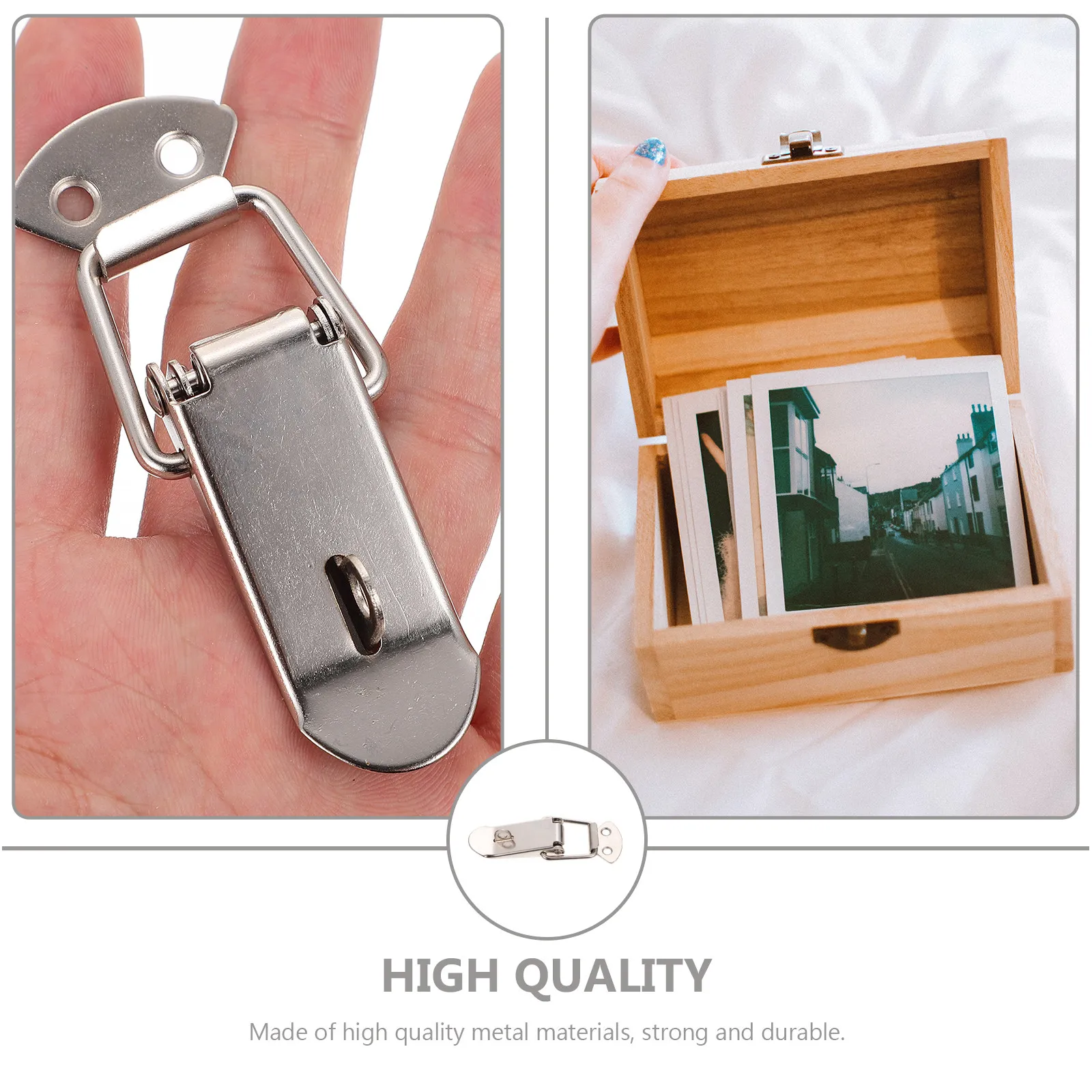 

4 шт. металлические защелки для коробок, замки-защелки для самостоятельного изготовления, сверхпрочные замки для багажа, крепления для деревянных ящиков, фурнитура, защелки для кейсов