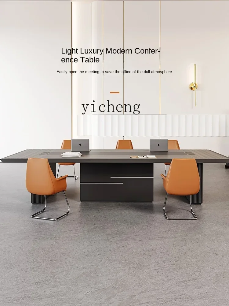 LYY Training Table Office Conference Room Table and Chair Combination Furniture