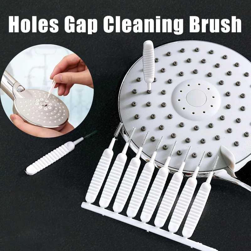 

10pcs Holes Gap Cleaning Brush Anti-clogging Bathroom Brush Cleaner Cleaning Gap Head Cell Phone Small Hole Cleaning Brush