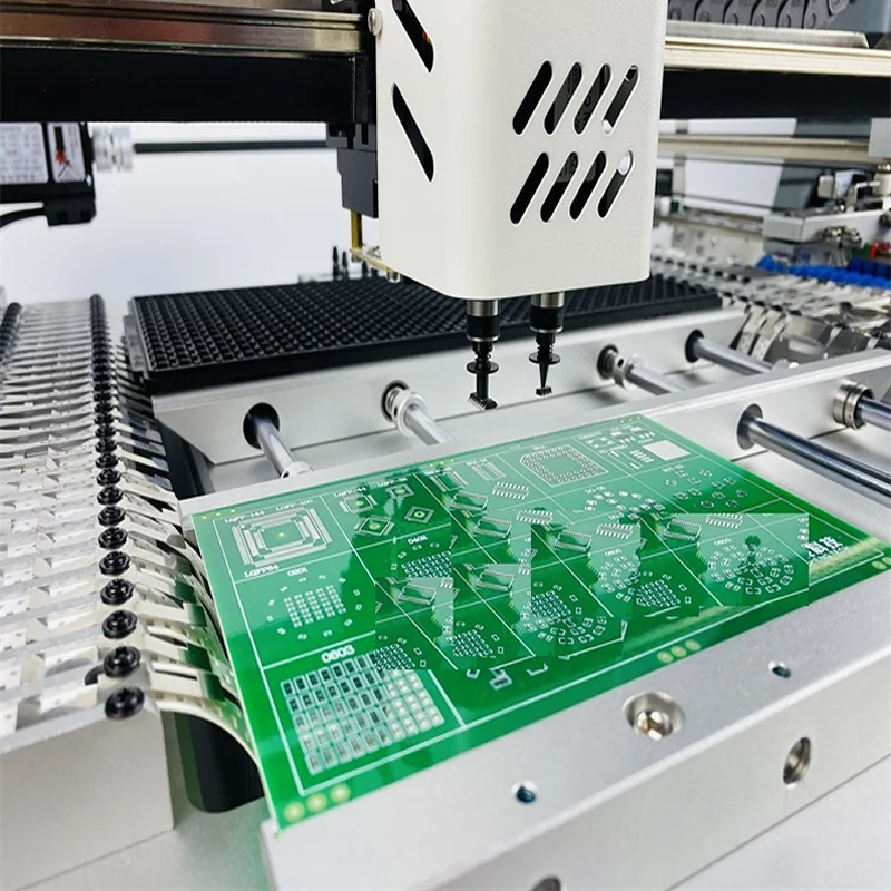 LY Q2S High Speed 54 Bits With HDMI Full Vision Desktop Automatic SMT Pick And Place Machine Chip Mounter Dual 6 Heads