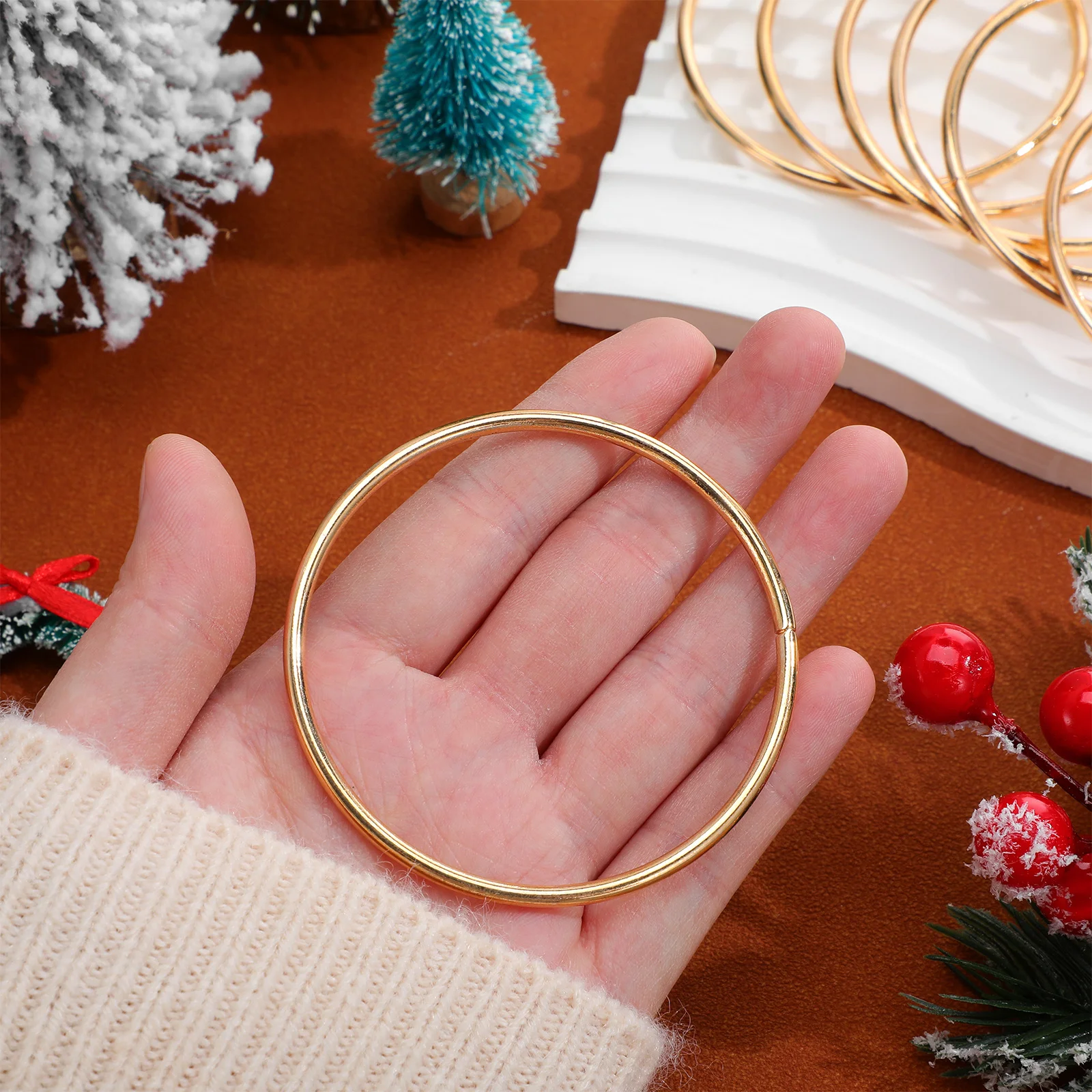 

10pcs Dreamcatcher 65Mm Metal Ring Diy Hoop For Craft Projects Dreamcatcher Ring Plant Hangers Macrame Decorations