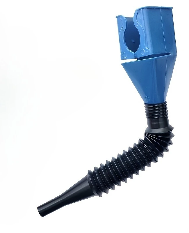 Portable Foldable Telescopic Oil Funnel with Quick-Connect Nozzle - Durable ABS, Hands-Free Pouring for Car, Truck, Motorcycle