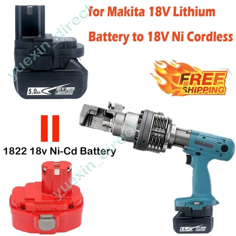 

Battery converter for Makita 18V Li-ion to Makita 18V nickel battery adapter power tool accessories tool electric drill