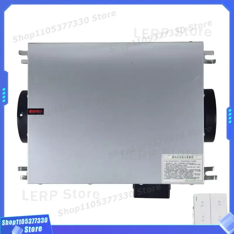 220V Commercial Ceiling Duct Exhaust Fan Galvanized Sheet Silent Ventilation System Fresh Air Exchange OEM Powerful
