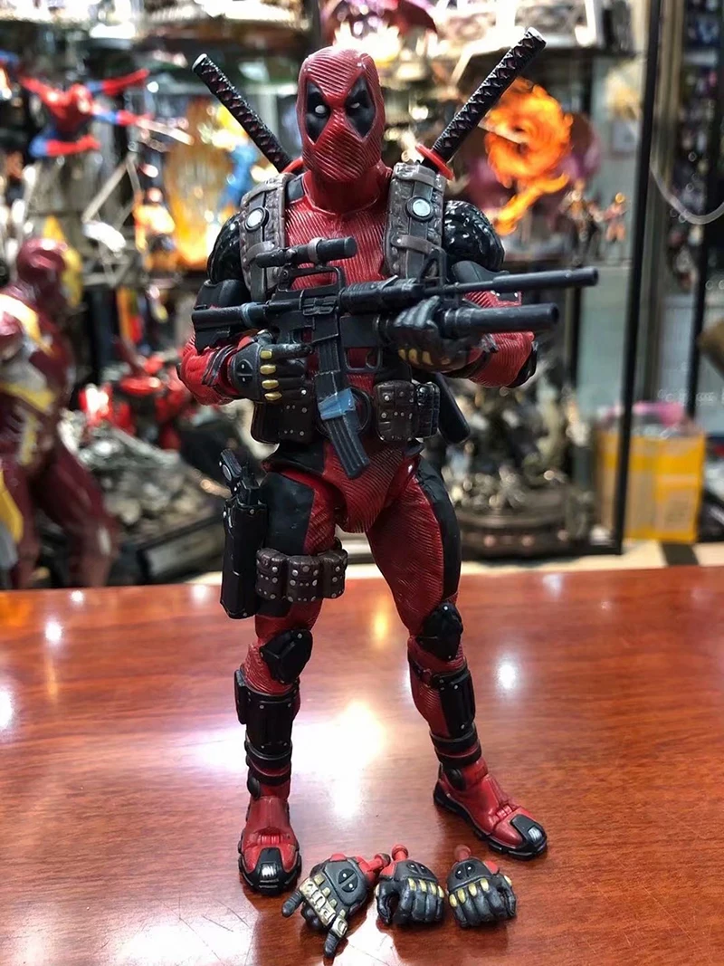 NECA X-Men Deadpool Actionfigur Superheld Deadpool Figur EPIC Ultimate 20CM Sammlermodell Spielzeugpuppe Geburtstagsgeschenk – Detail 25