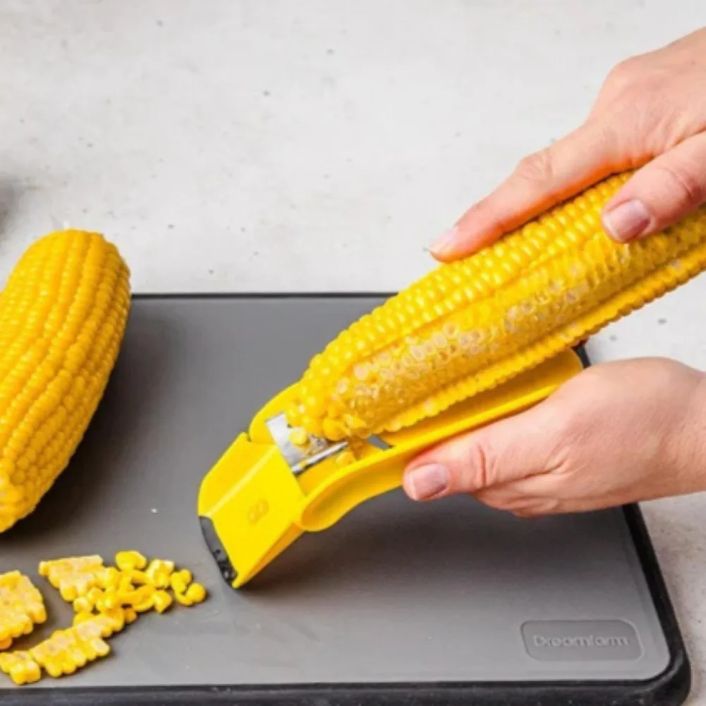 Fast Corn Cob Seperater Peeler Kitchen Gadget ,Corn Cob Corer Sheller Stripper Kitchen Vegetable Tool Portable